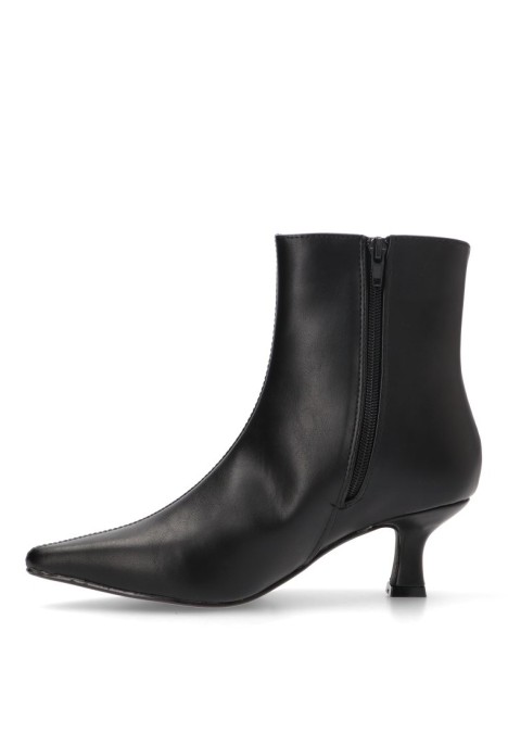Botin de mujer BUONAROTTI a3309 negro sintetico tacón medio