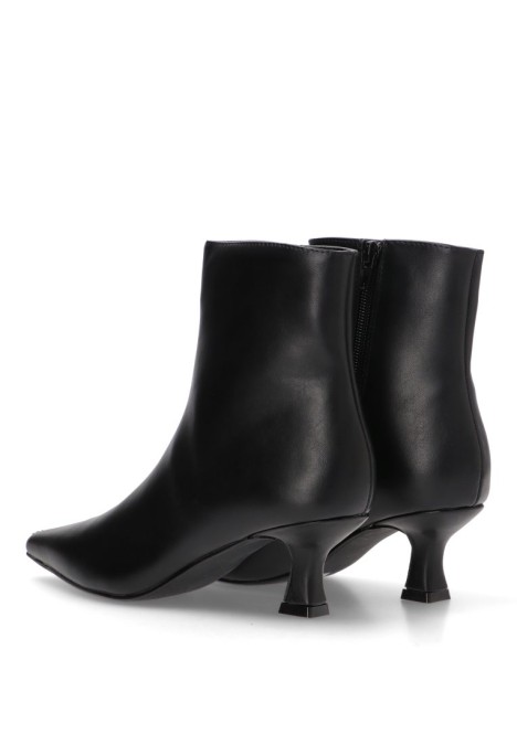 Botin de mujer BUONAROTTI a3309 negro sintetico tacón medio