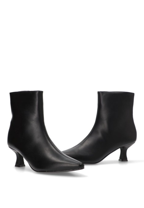 Botin de mujer BUONAROTTI a3309 negro sintetico tacón medio