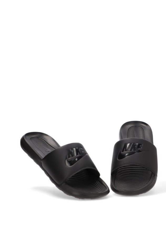 Chanclas sandalias playa de mujer NIKE cn9677 negro goma suela plana