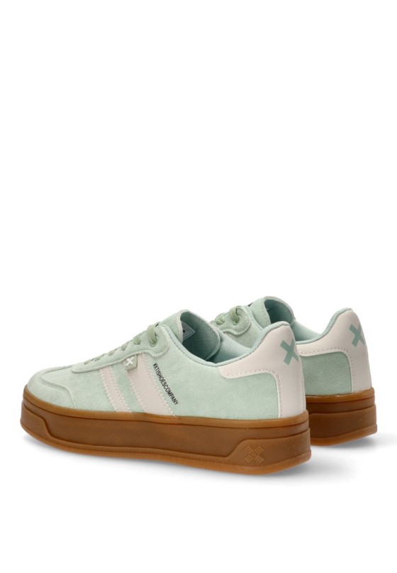 Deportivo de mujer XTI 143644 verde sintetico suela doble
