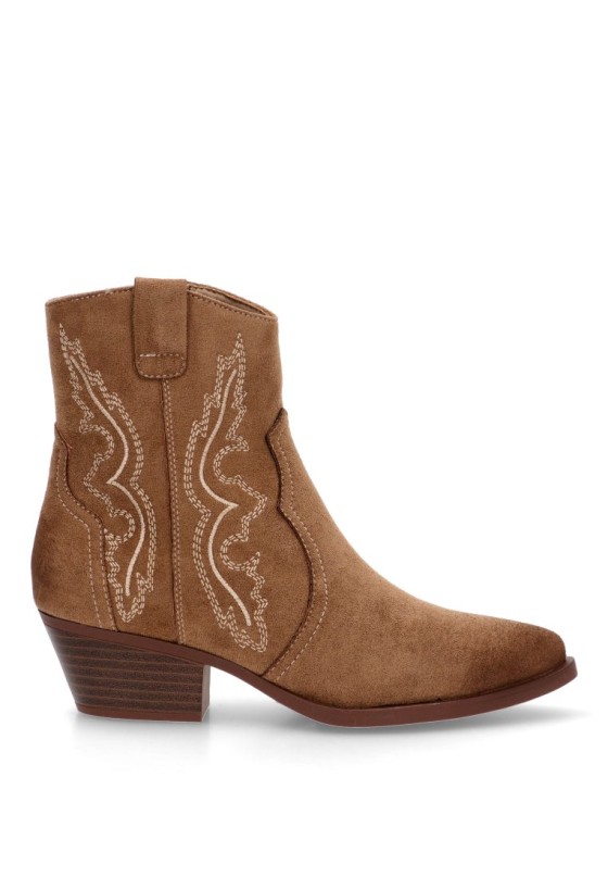 Botin de mujer Luna Collection vra-1163 cuero sintetico tacón medio