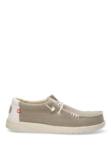 Nautico kiova mocasin de hombre DUDE wally braided hielo textil  suela plana