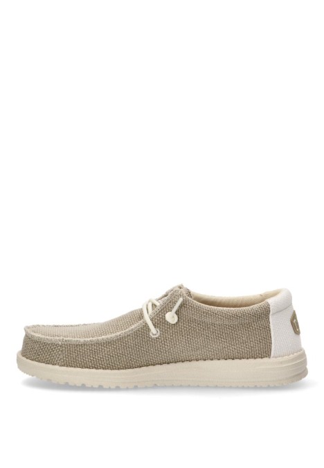 Nautico kiova mocasin de hombre DUDE wally braided hielo textil  suela plana