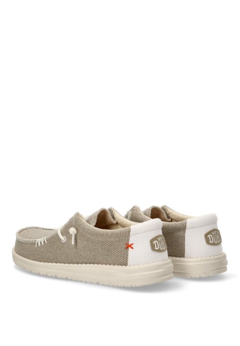 Nautico kiova mocasin de hombre DUDE wally braided hielo textil  suela plana