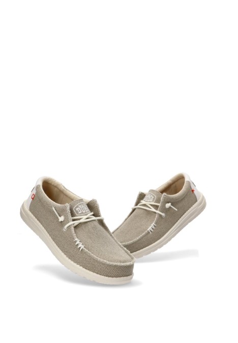 Nautico kiova mocasin de hombre DUDE wally braided hielo textil  suela plana