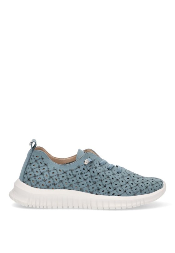 Deportivo de mujer ARMONY 68001 azul sintetico suela plana