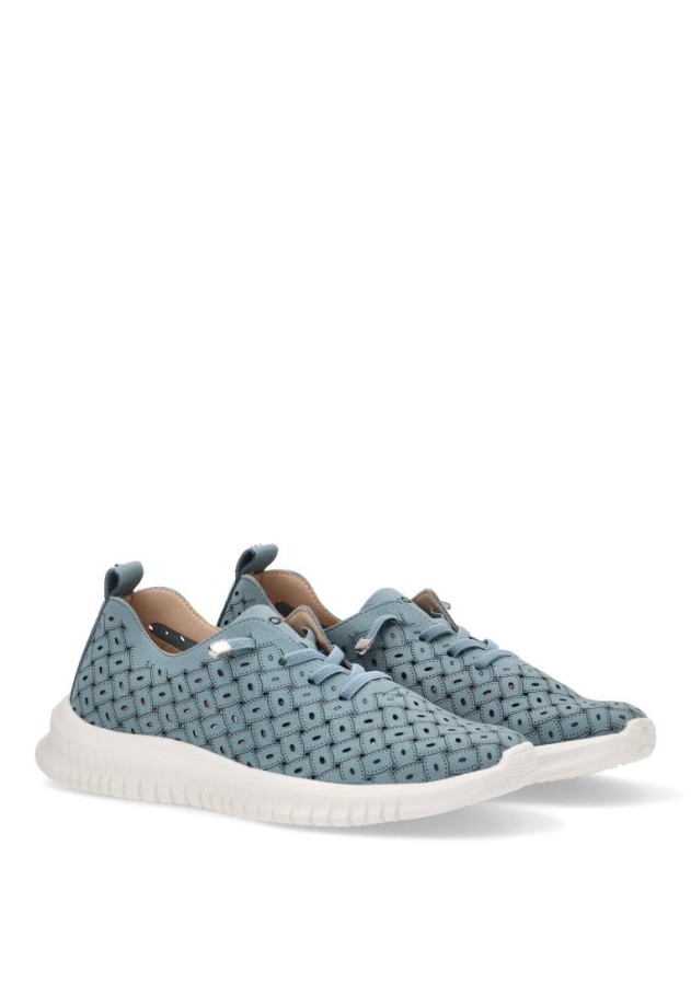 Deportivo de mujer ARMONY 68001 azul sintetico suela plana
