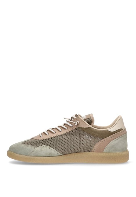 Deportivo de hombre CETTI c-1385 kakhi piel suela plana