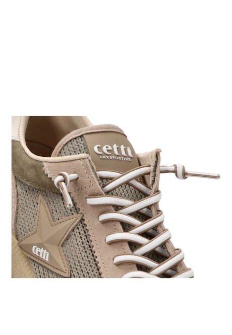 Deportivo de hombre CETTI c-1385 kakhi piel suela plana