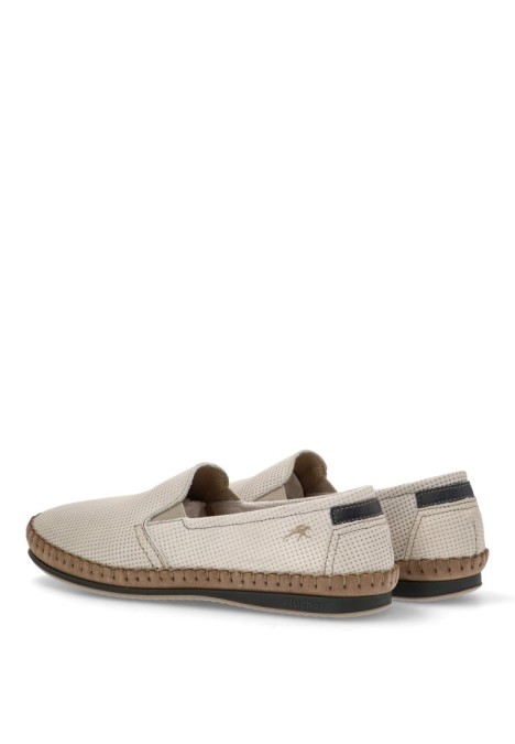 Nautico kiova mocasin de hombre FLUCHOS 8674 hielo piel suela plana