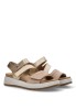 Sandalia de mujer FLUCHOS f2165 taupe piel suela plana