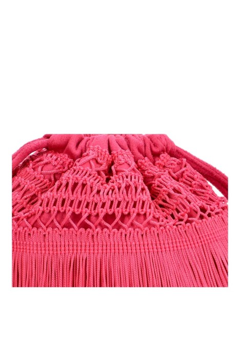 Bolso fiesta de mujer Luna Collection ast20413 fucsia textil  
