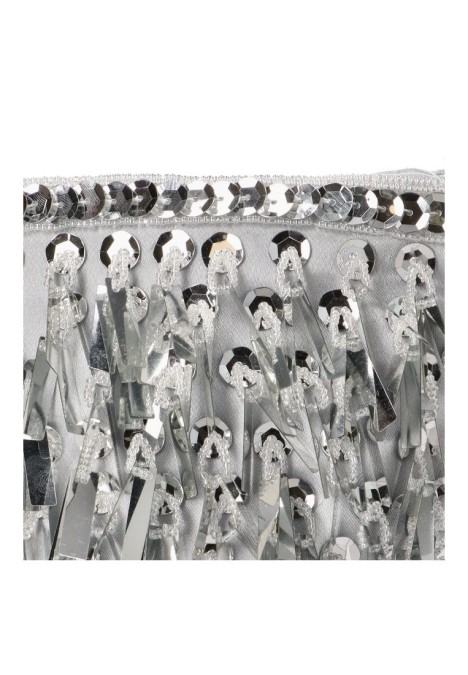 Bolso bandolera pequeña de mujer Luna Collection ast20365 plata lana 