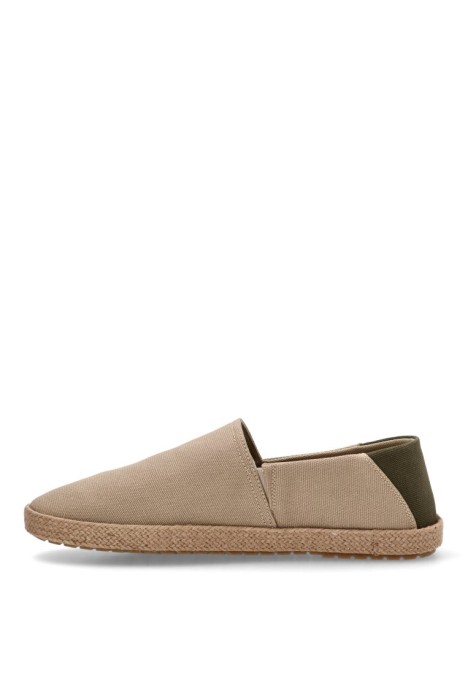 Alpargata de hombre TOMMY HILFIGER fm0fm05353 beige textil  suela plana