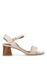 Sandalia de mujer LUNA TREND m4281 beige sintetico tacón medio