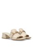 Sandalia de mujer HISPANITAS hv254069 hielo piel tacón medio