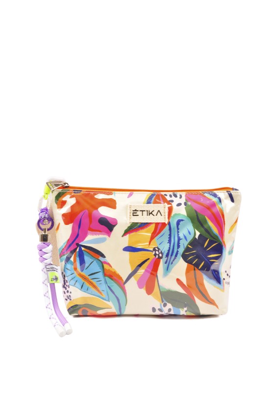 Bolsa playa de mujer ETIKA b30131 coral plástico 