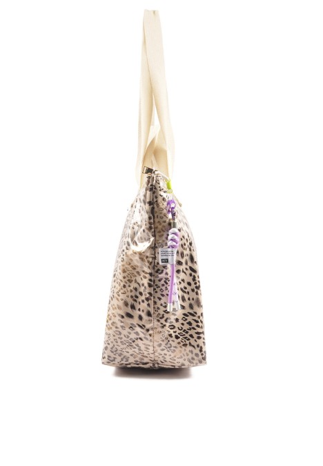 Bolsa playa de mujer ETIKA b30132 beige plástico 