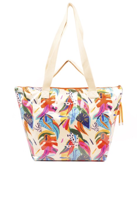 Bolsa playa de mujer ETIKA b30132 coral plástico 
