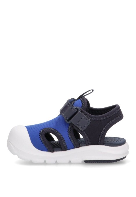 Chanclas sandalias playa de niño PUMA 400585 azul textil  suela plana