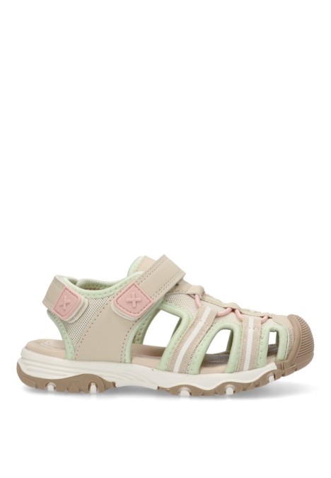 Sandalia de niña XTI KIDS 151157 beige sintetico suela plana