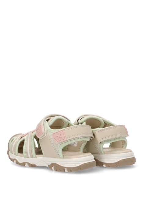 Sandalia de niña XTI KIDS 151157 beige sintetico suela plana