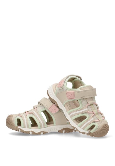 Sandalia de niña XTI KIDS 151157 beige sintetico suela plana