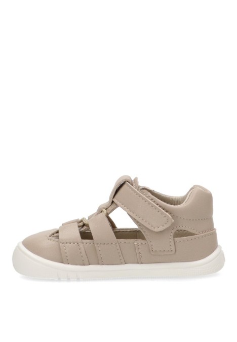 Sandalia barefoot niña PIRUFLEX beige