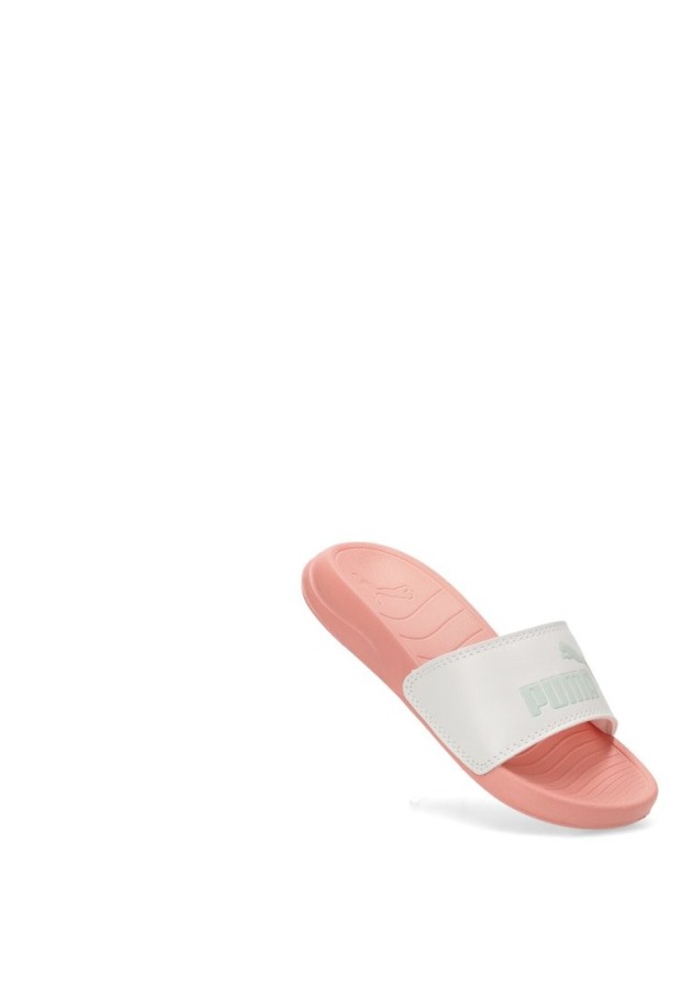 Chanclas sandalias playa de niña PUMA 372017 rosa goma suela plana