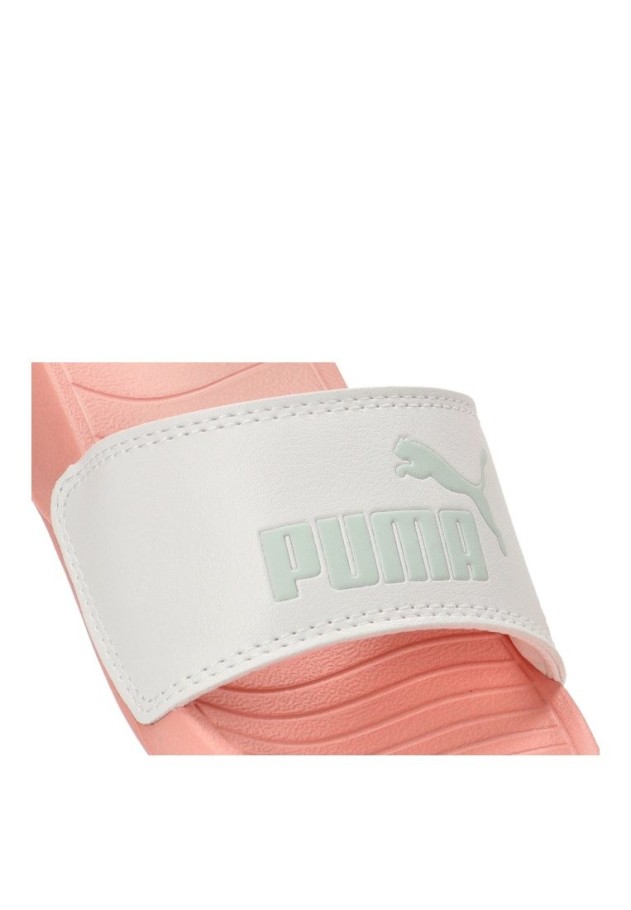 Chanclas sandalias playa de niña PUMA 372017 rosa goma suela plana