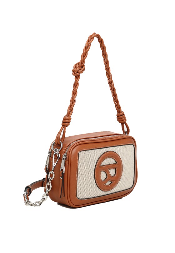 Bolso bandolera pequeña de mujer BINNARI 20464 cuero sintetico 