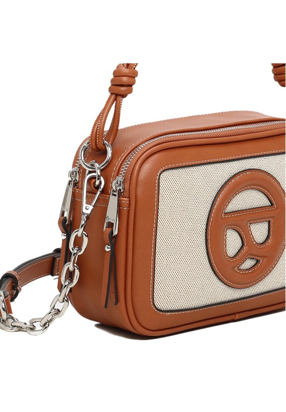 Bolso bandolera pequeña de mujer BINNARI 20464 cuero sintetico 