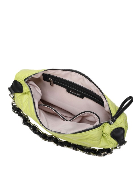Bolso bandolera pequeña de mujer BINNARI 20650 verde sintetico 