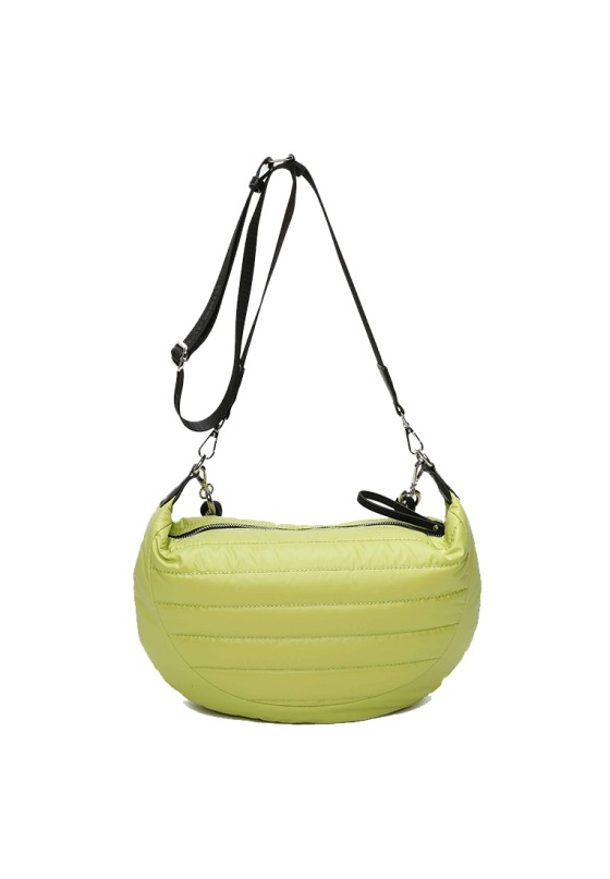 Bolso bandolera pequeña de mujer BINNARI 20650 verde sintetico 