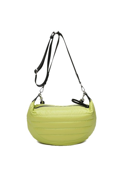 Bolso bandolera pequeña de mujer BINNARI 20650 verde sintetico 