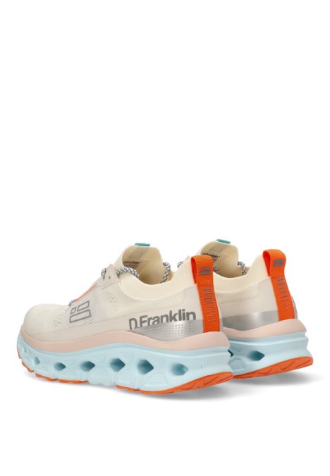 Deportivo de mujer DR FRANKLIN dfsh401001 blanco textil  suela plana