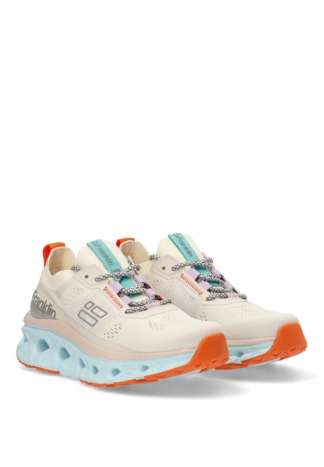 Deportivo de mujer DR FRANKLIN dfsh401001 blanco textil  suela plana