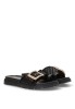 Sandalia de mujer MARIA MARE 68556 negro sintetico suela plana