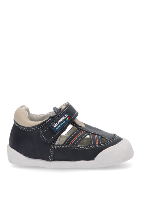 Sandalia barefoot niño LUNA KIDS rbs944 marino – vista lateral
