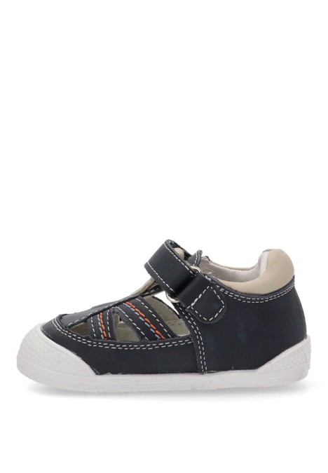Sandalia barefoot niño LUNA KIDS rbs944 marino – vista lateral