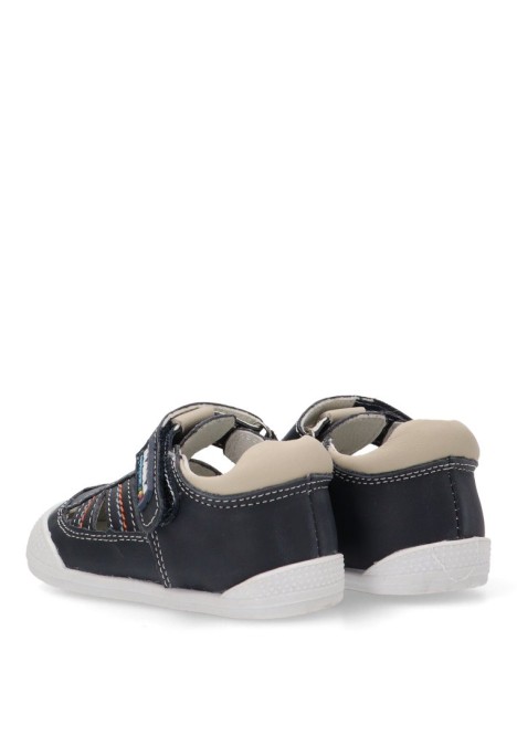 Sandalia barefoot niño LUNA KIDS rbs944 marino – vista lateral