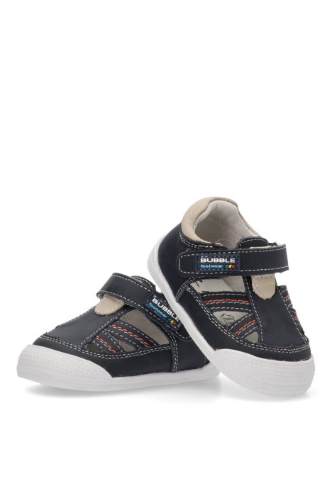 Sandalia barefoot niño LUNA KIDS rbs944 marino – vista lateral
