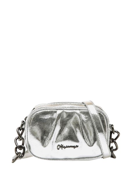 Bolso bandolera pequeña de mujer MARIA MARE bobby plata sintetico 