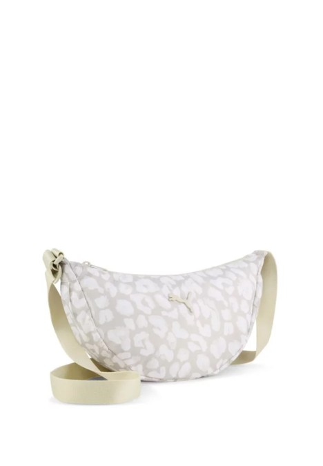 Bolso bandolera pequeña de mujer PUMA 091340 beige textil  