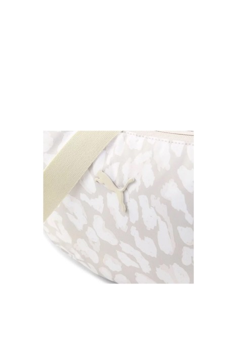 Bolso bandolera pequeña de mujer PUMA 091340 beige textil  