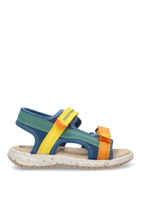 Sandalia de niño PABLOSKY 9816 jeans textil  suela plana