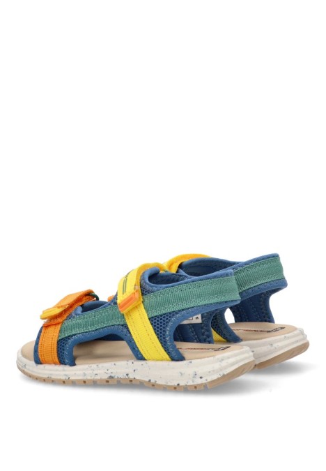 Sandalia de niño PABLOSKY 9816 jeans textil  suela plana
