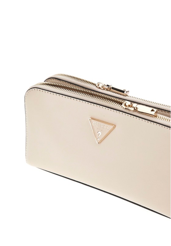 Bolso bandolera pequeña de mujer GUESS hwvg94-93120 beige sintetico 