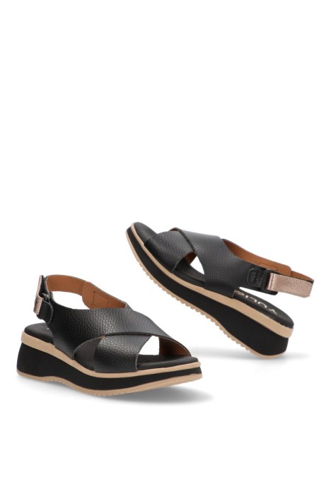 Sandalia mujer YULIA 5661 negro